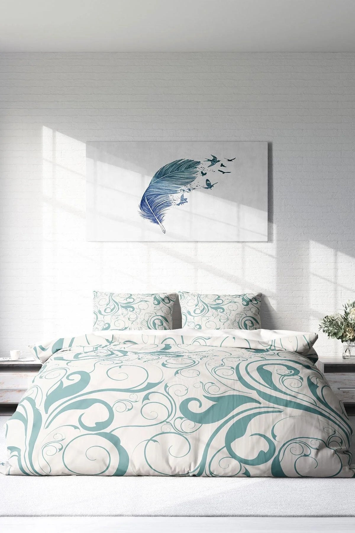 Twigs Klasik Çift Kişilik Nevresim Takımı