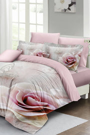 Wildrose 3D Çift Kişilik Nevresim Takımı