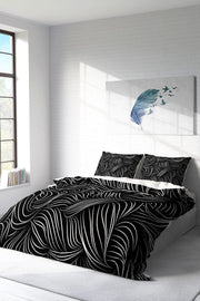 Zebra Stripes Modern Çift Kişilik Nevresim Takımı