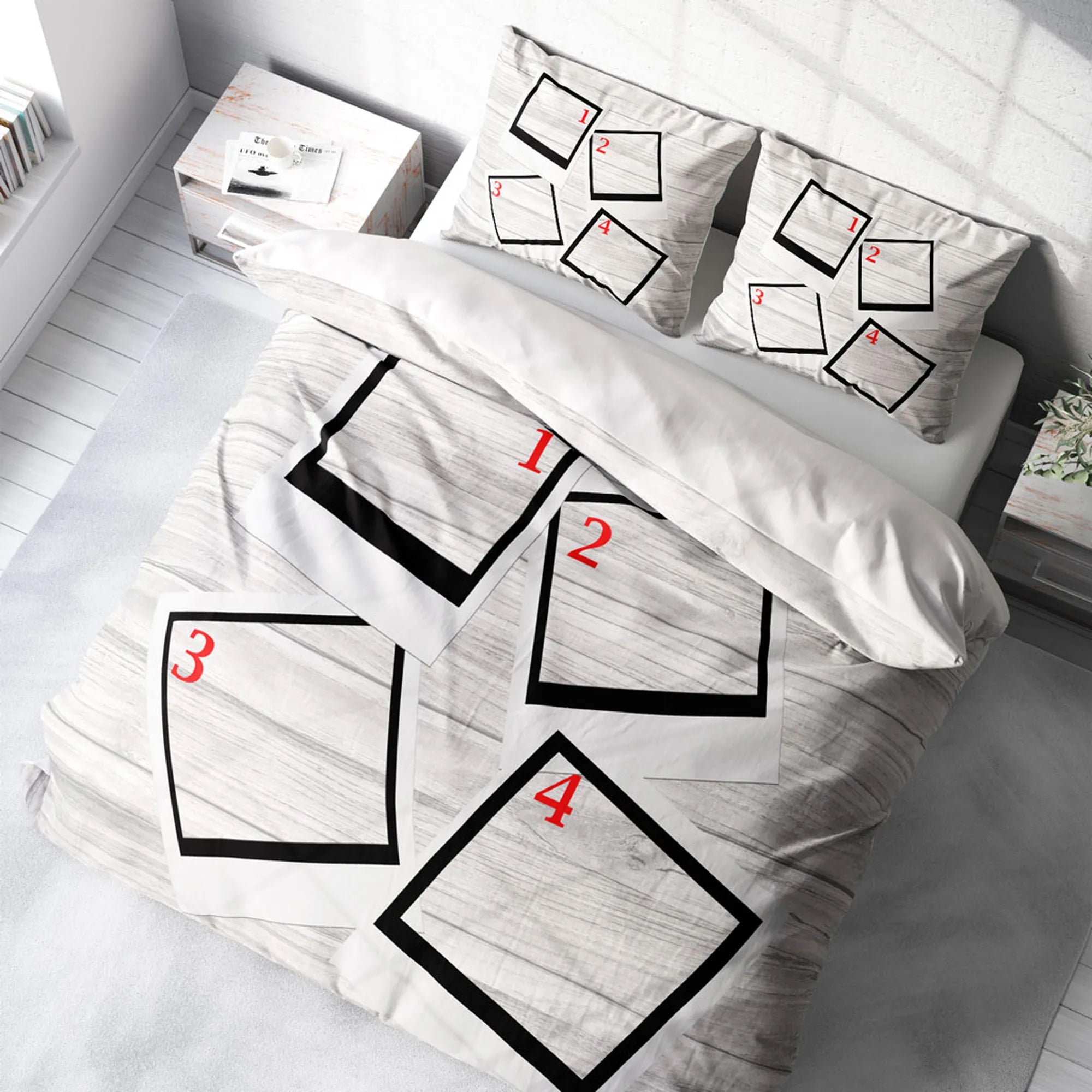 Monohome Kişiye Özel Çift Kişilik Nevresim Takımı Classic Omni