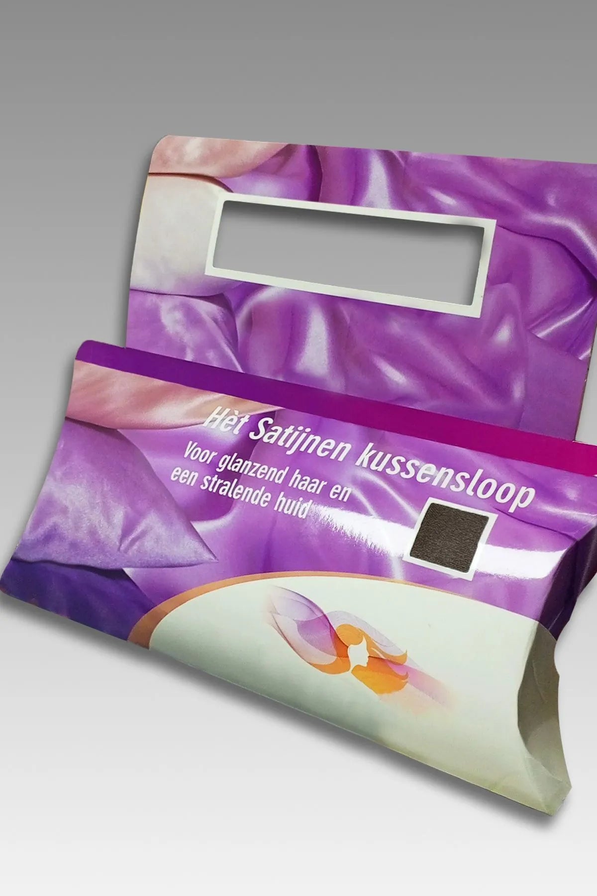 İpek Saten Yastık Kılıfı 2 Adet 50x70cm 1 Adet Saten Tokalı Kahverengi