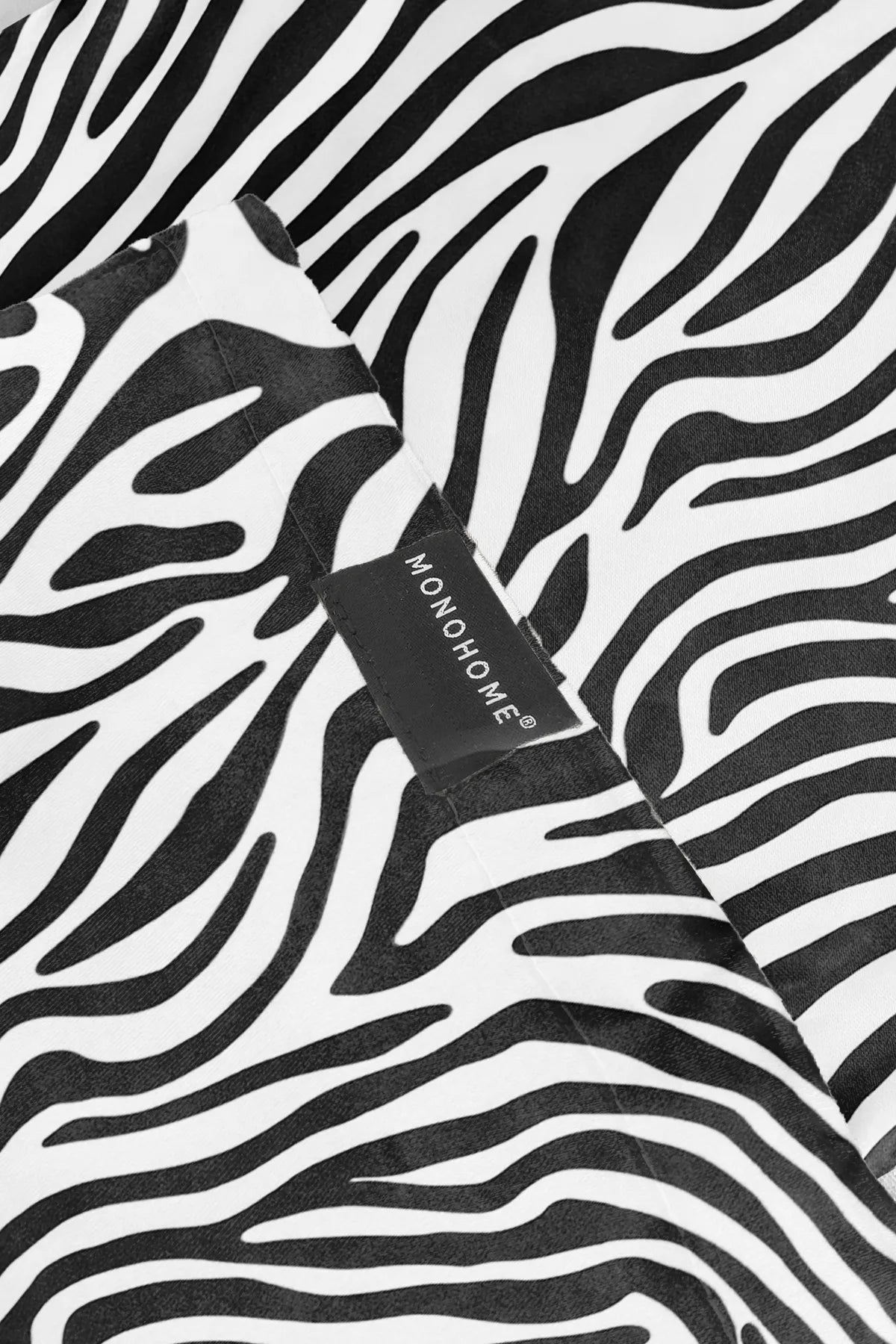 İpek Saten Yastık Kılıfı 2 Adet 50x70cm 2 Adet Saten Tokalı Zebra