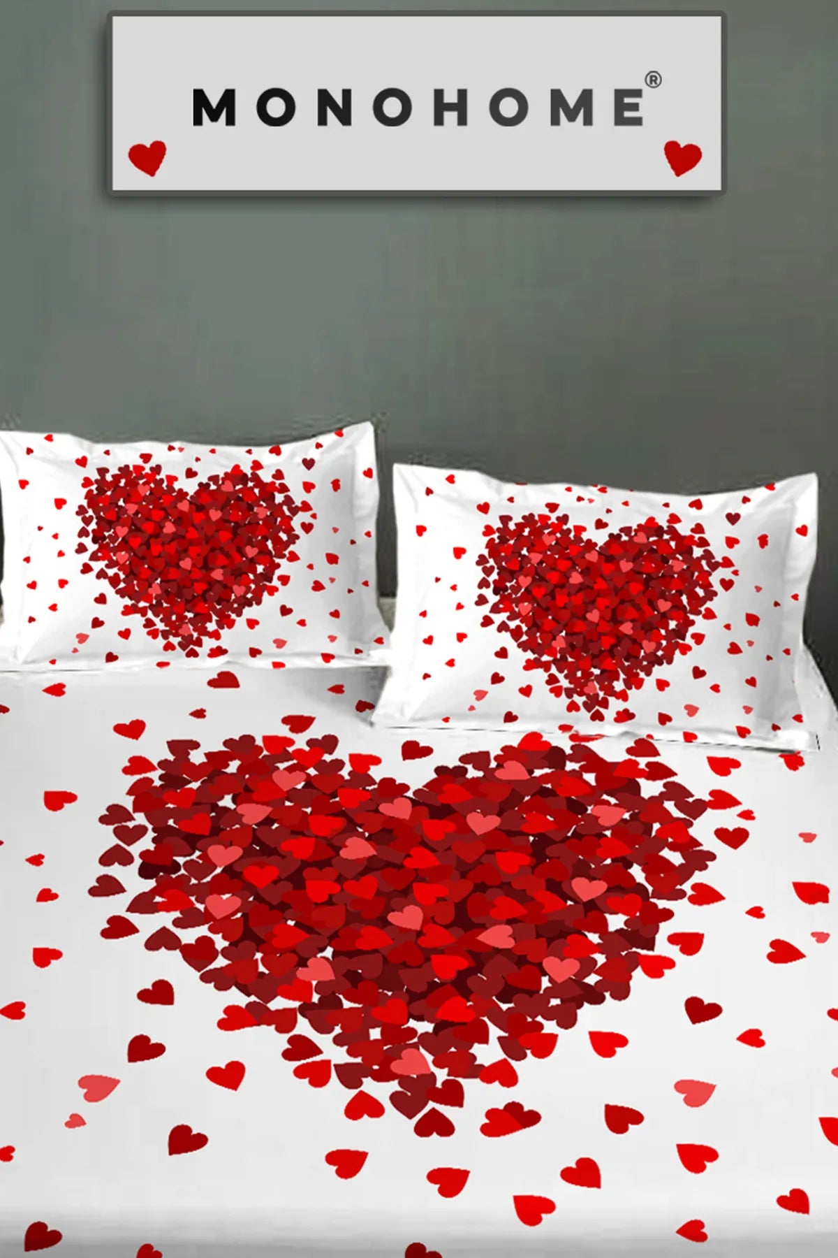 Kalpli Lastikli Çarşaf %100 Pamuk Oeko-tex Sertifikalı 3D Dijital 60 Tel