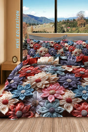 Motif Desenli 5D Dijital Pamuk Saten Nevresim Takımı – Çift Kişilik