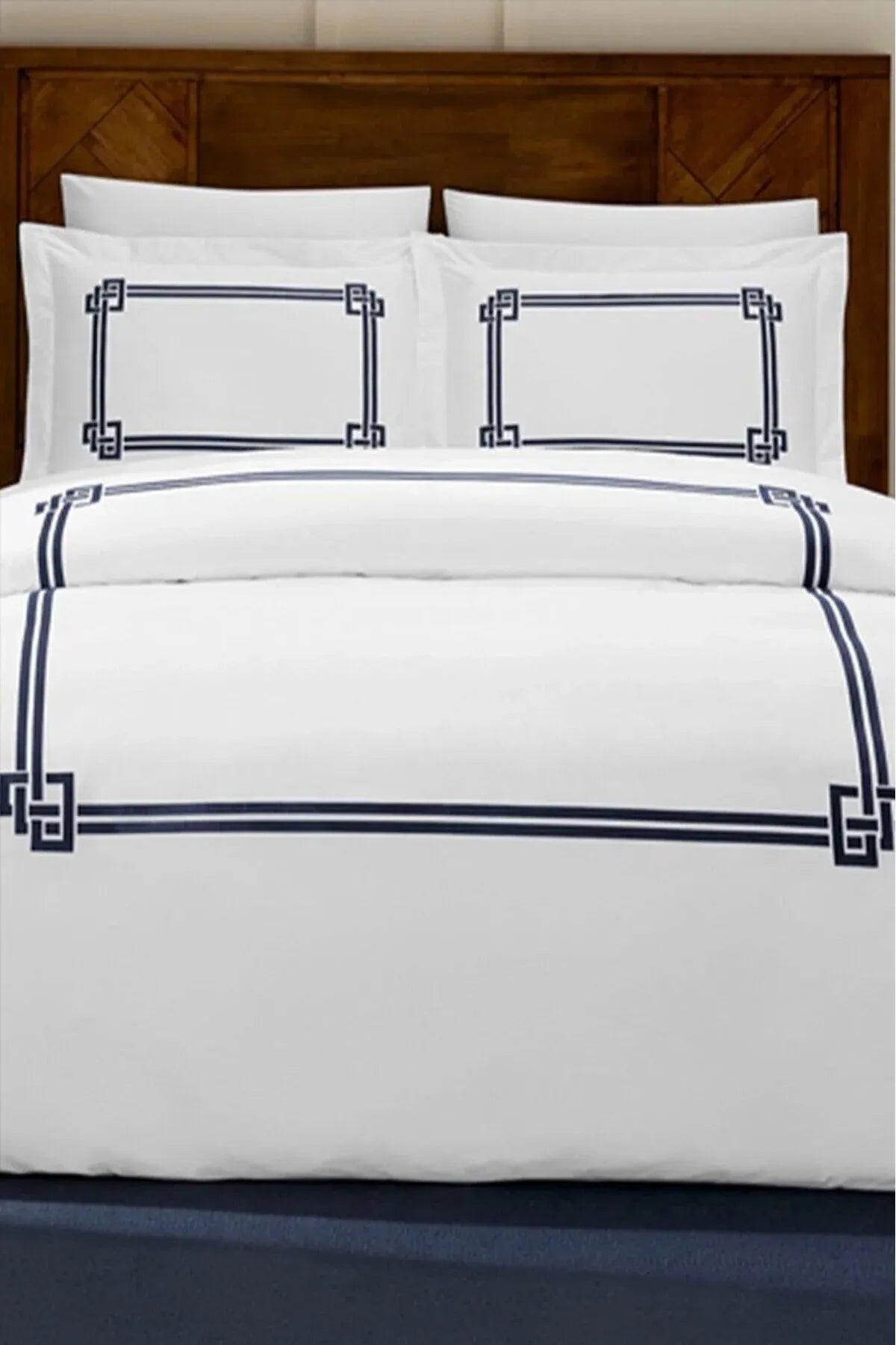 Percale Luxury Dijital Geometric Nevresim Takımı