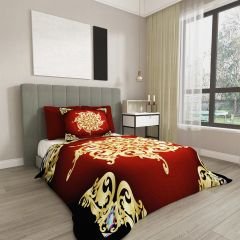 Tek Kişilik Pike Takımı Jakar Dokuma Pamuklu 3d Baroque Design
