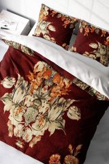 Glazed Bouquet 3d Pamuk Saten Çift Kişilik Nevresim Takımı