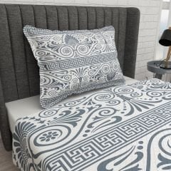 Tek Kişilik Pike Takımı Jakar Dokuma Pamuklu 3d Ethnic Design