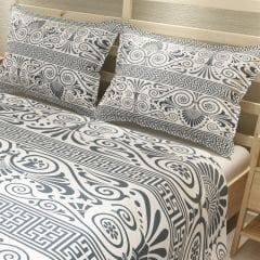 MonoHome Pike Takımı Jakar Dokuma Pamuklu 3D Dijital Baskı Ethnic Design