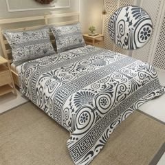 MonoHome Pike Takımı Jakar Dokuma Pamuklu 3D Dijital Baskı Ethnic Design