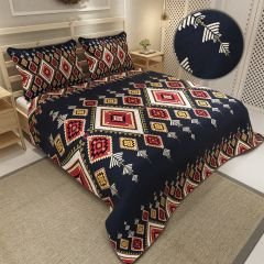MonoHome Pike Takımı Jakar Dokuma Pamuklu 3D Dijital Baskı Ethnic Geometric