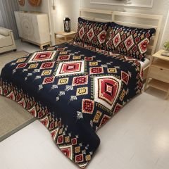 MonoHome Pike Takımı Jakar Dokuma Pamuklu 3D Dijital Baskı Ethnic Geometric