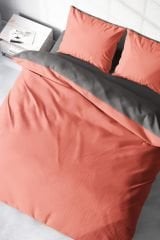 Deluxe Çift Taraflı Pamuk Ranforce Çift Kişilik Nevresim Takımı