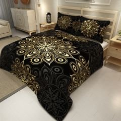 MonoHome Pike Takımı Jakar Dokuma Pamuklu 3D Dijital Baskı Motif Design