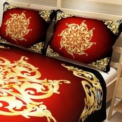 MonoHome Pike Takımı Jakar Dokuma Pamuklu 3D Dijital Baskı Baroque Design