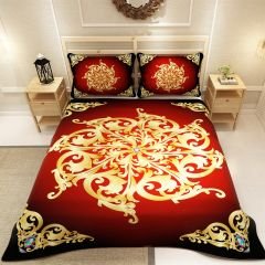 MonoHome Pike Takımı Jakar Dokuma Pamuklu 3D Dijital Baskı Baroque Design