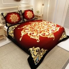 MonoHome Pike Takımı Jakar Dokuma Pamuklu 3D Dijital Baskı Baroque Design