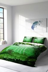Green Life 3d Pamuk Saten Çift Kişilik Nevresim Takımı
