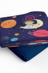 Uzay 3d Pamuk Saten Bebek Nevresim Takımı