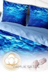 Middle In Sea 3d Çift Kişilik Nevresim Takımı