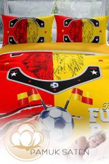 Red & Yellow 3d Çift Kişilik Nevresim Takımı