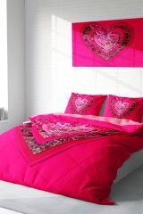 Pink Valentine 3d Çift Kişilik Nevresim Takımı