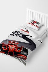Racer 3D Pamuk Saten Çocuk Nevresim Takımı