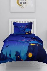 Sleepy Girl 3D Pamuk Saten Çocuk Nevresim Takımı