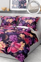 Premium Nevresim Takımı %100 Pamuk Saten Lastikli Çarşaf Deluxe Koleksiyon Çift Kişilik 3d Hürrem