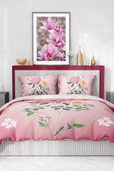 Premium Nevresim Takımı %100 Pamuk Saten Lastikli Çarşaf Deluxe Koleksiyon Çift Kişilik 3d Pink