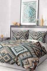 Premium Nevresim Takımı %100 Pamuk Saten Lastikli Çarşaf Deluxe Koleksiyon Çift Kişilik 3d Otantik