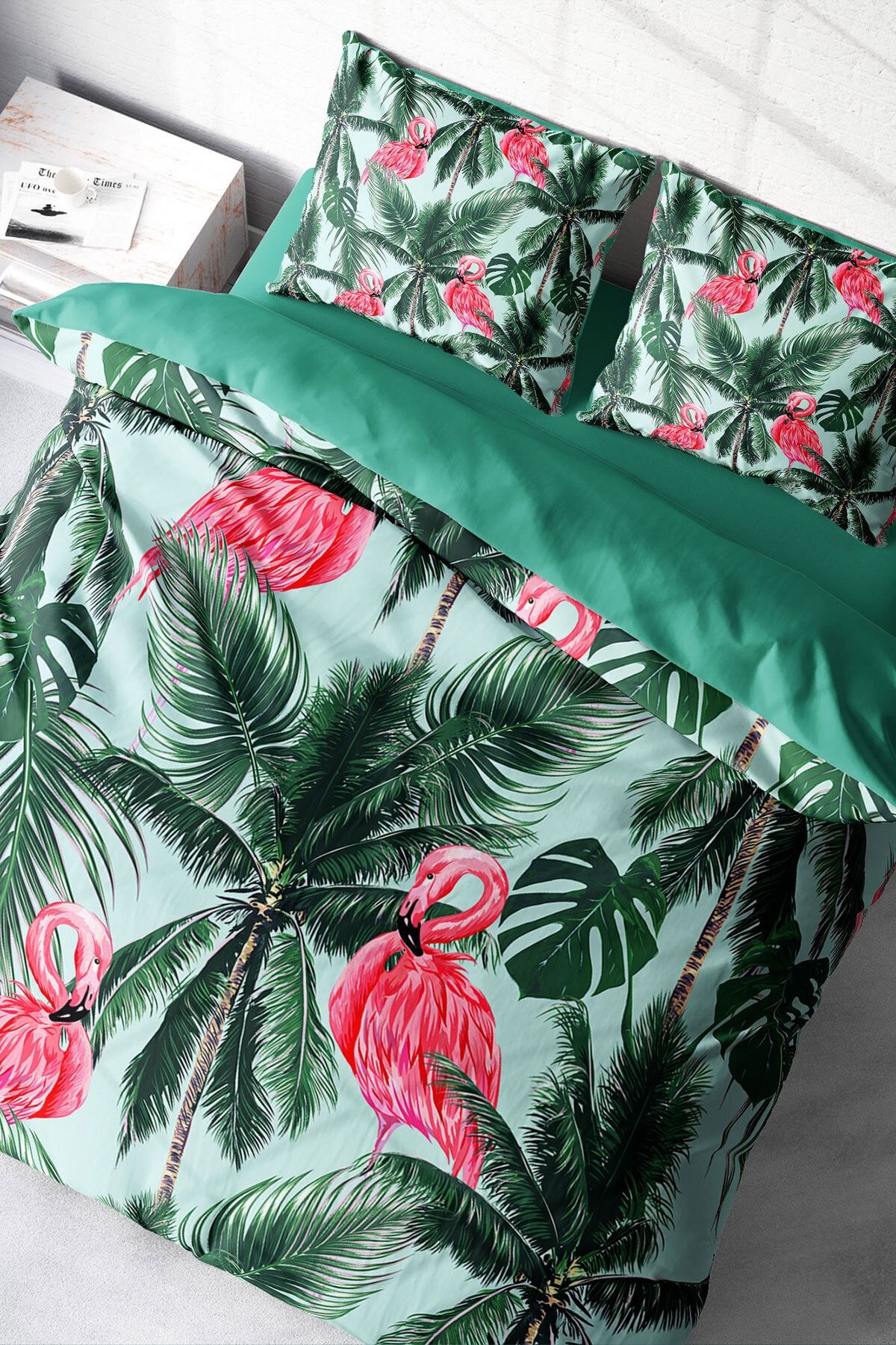 Flamingo Iı 3d Çift Kişilik Nevresim Takımı