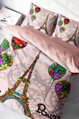 Soft Paris 3d Çift Kişilik Nevresim Takımı