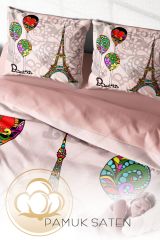 Soft Paris 3d Çift Kişilik Nevresim Takımı
