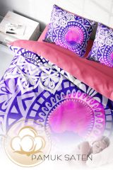 Purple Ring 3d Çift Kişilik Nevresim Takımı