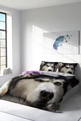 Husky 3d Çift Kişilik Nevresim Takımı