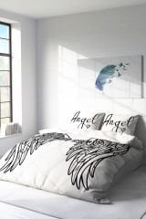 Angel Wing Modern Çift Kişilik Nevresim Takımı