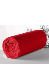 Lastikli Çarşaf Tek Kişilik %100 Pamuklu Ranforce Fitted Kırmızı 160*200