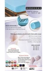 Lastikli Çarşaf Tek Kişilik %100 Pamuklu Ranforce Fitted Açık Mavi 160*200