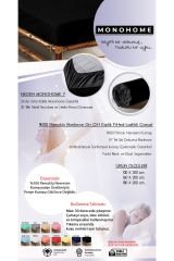 Lastikli Çarşaf Tek Kişilik %100 Pamuklu Ranforce Fitted Siyah 180*200