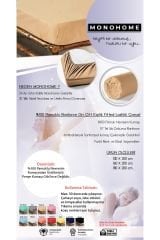 Lastikli Çarşaf Tek Kişilik %100 Pamuklu Ranforce Fitted Kahve 180*200
