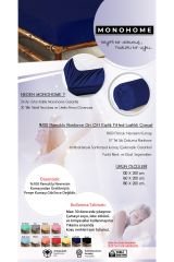 Lastikli Çarşaf Tek Kişilik %100 Pamuklu Ranforce Fitted Lacivert 180*200
