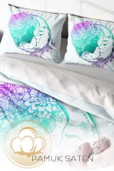 Moon Romantik Çift Kişilik Nevresim Takımı