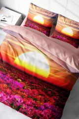 Sunset 3d Dijital Baskılı Çift Kişilik Nevresim Takımı
