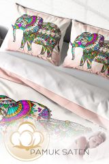Elephant Naturel Çift Kişilik Nevresim Takımı