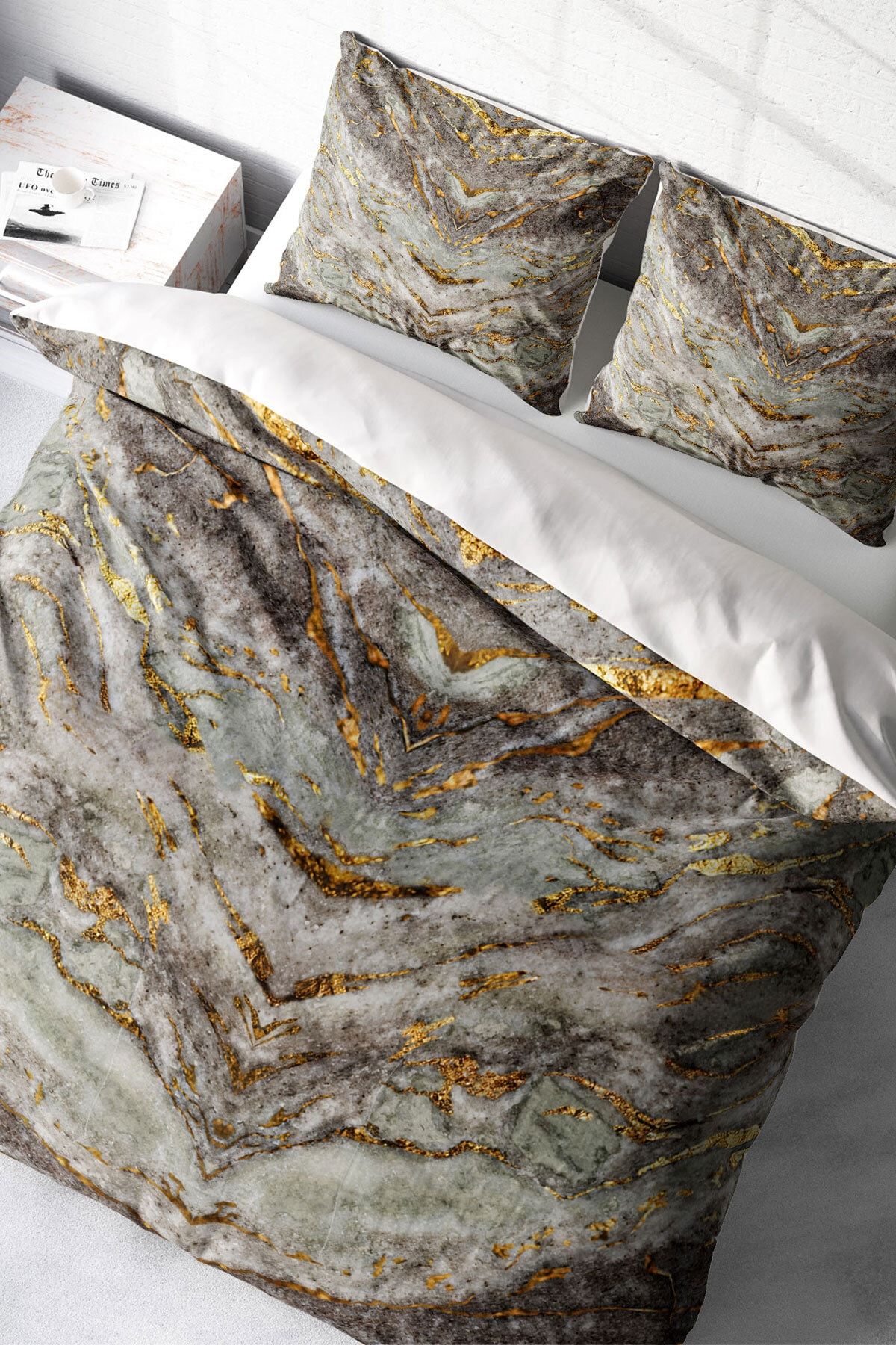 Marble Modern Çift Kişilik Nevresim Takımı