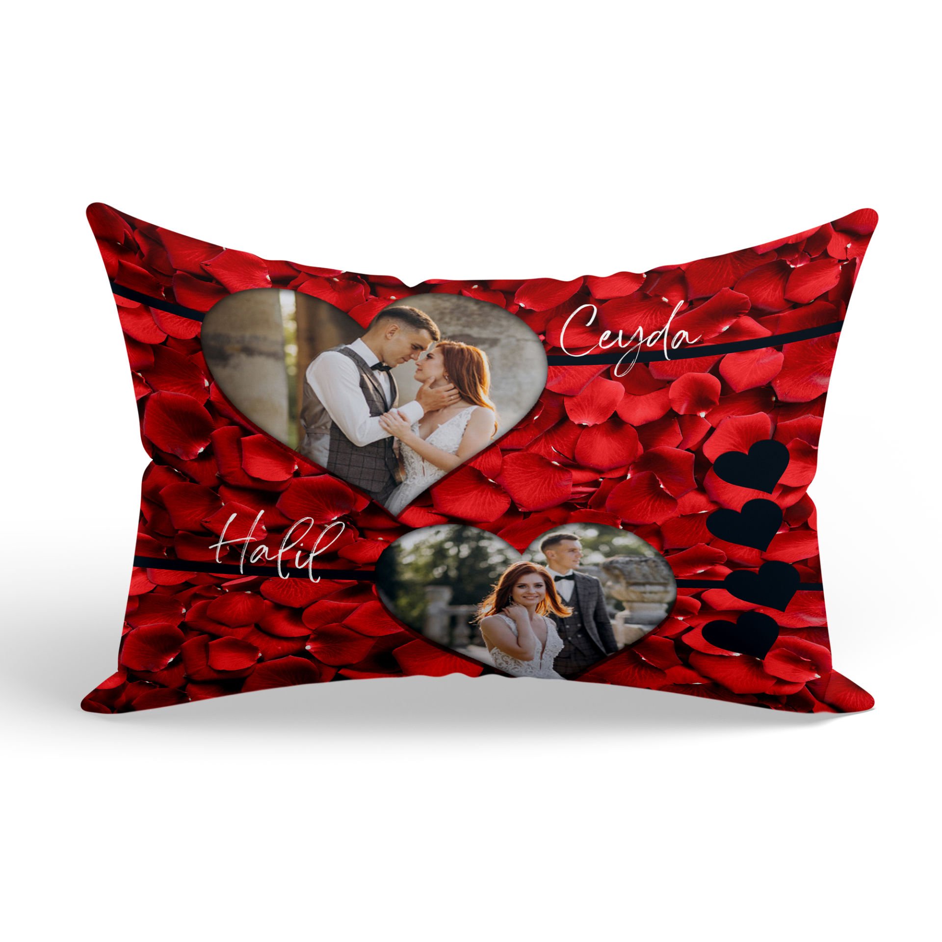 Kişiye Özel Yastık Kılıfı ( 2 ADET ) Love - 3
