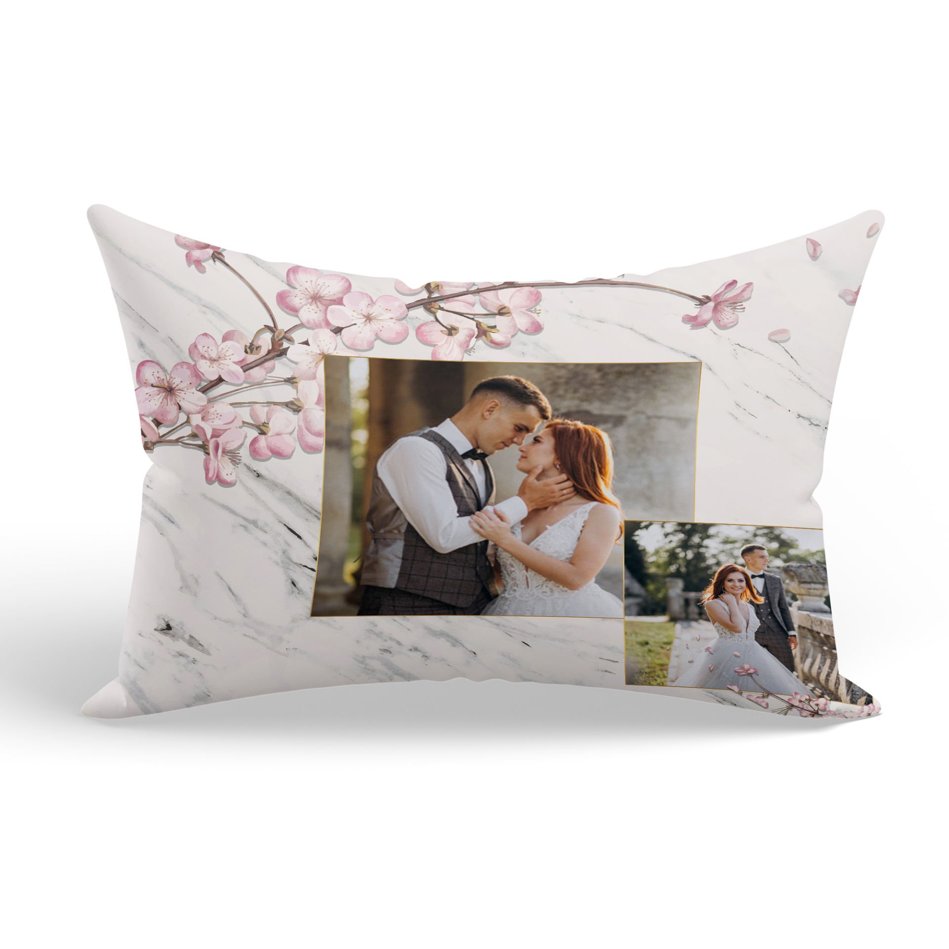 Kişiye Özel Yastık Kılıfı ( 2 ADET ) Floral - 3