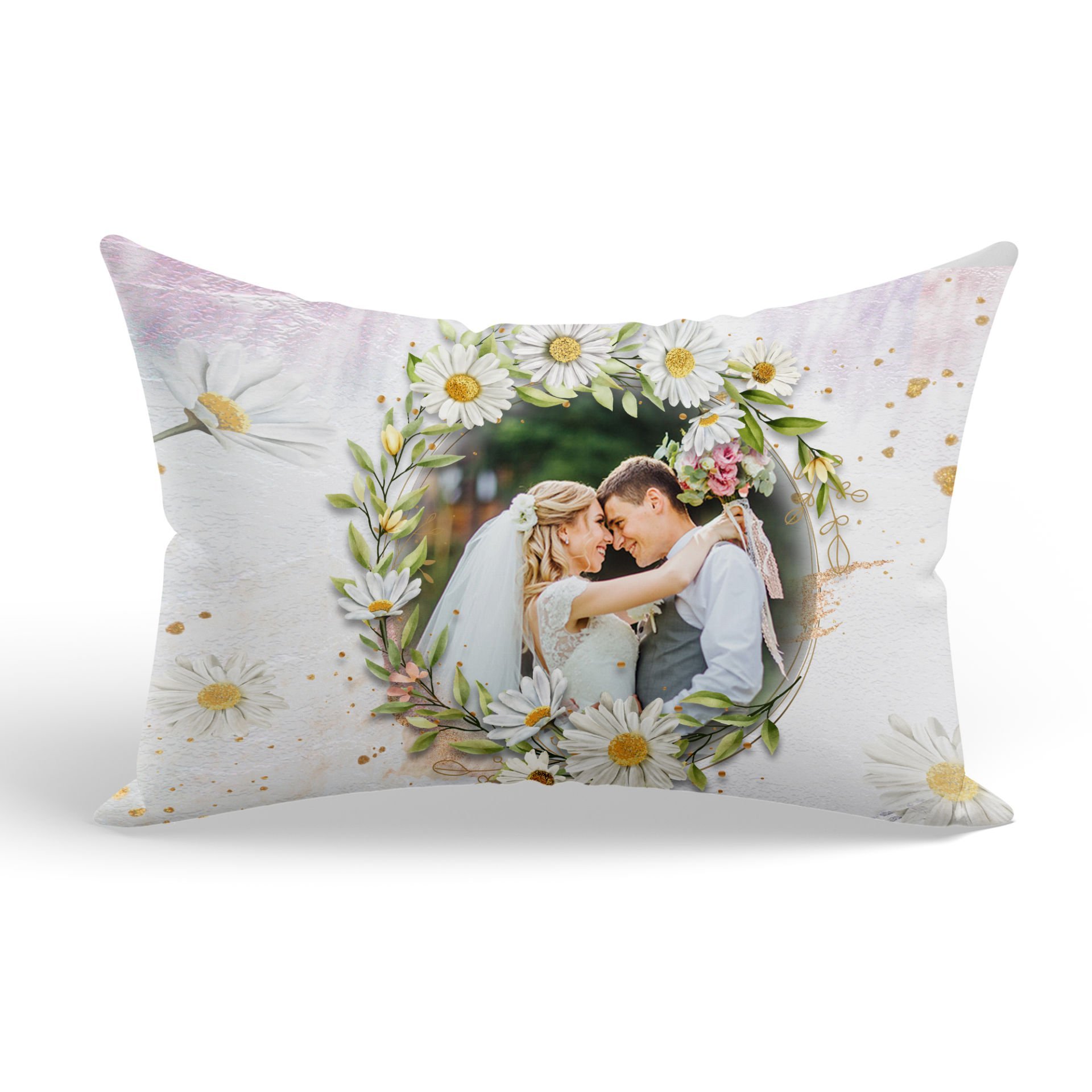 Kişiye Özel Yastık Kılıfı ( 2 ADET ) Floral - 4
