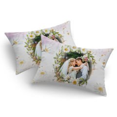 Kişiye Özel Yastık Kılıfı ( 2 ADET ) Floral - 4